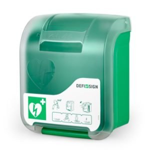 Scatola da parete esterna per defibrillatore