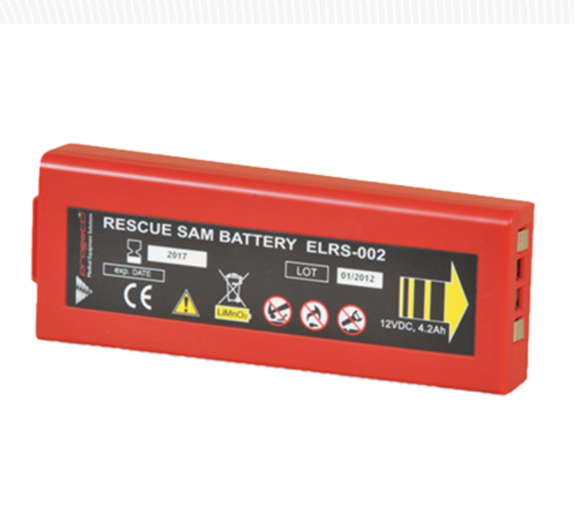 Batteria al litio di lunga durata (RS) (defibrillatore di colore rosso) _ Progetti medici