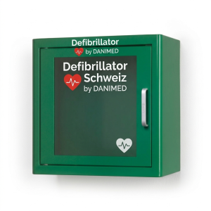 defibrillator-schweiz-gruner-Metall-Innenschrank-mit-Alarm